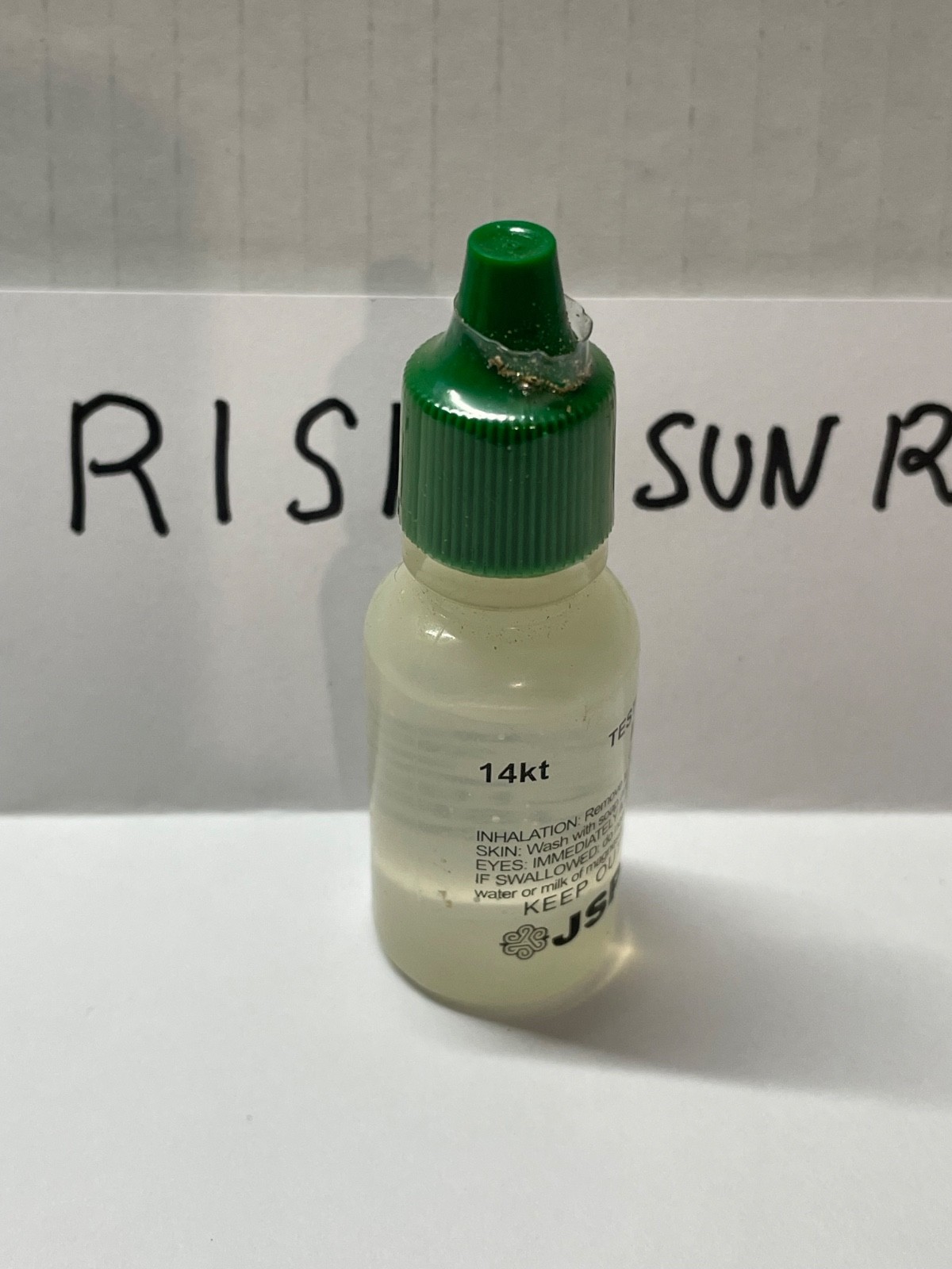 Gold Jewelry Testing “10K” , “14K”, “18K” Acid + Neutralizer + ” test stone”