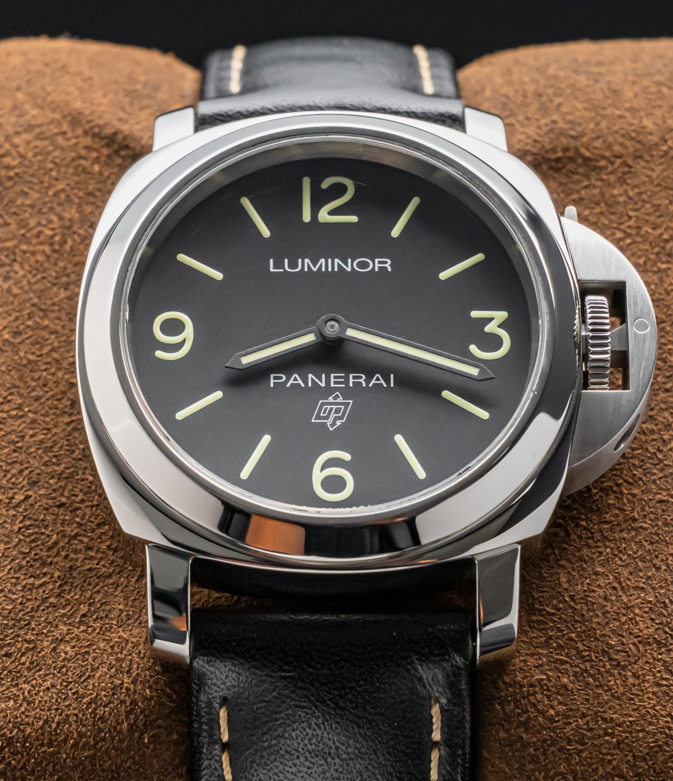Panerai 773 Luminor Base Logo 44 mm SERVICED Black Dial PAM00773 PAM773