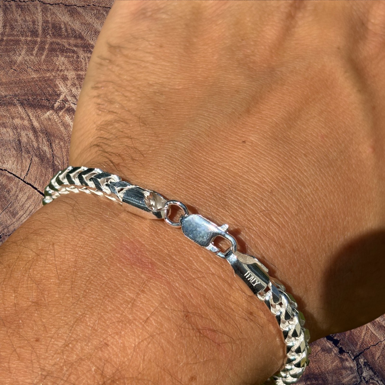 5mm Franco Link Bracelet – Real Solid 925 Sterling Silver Or 14k Gold Vermeil