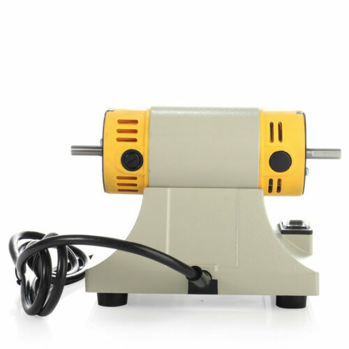 Gem Jewelry Rock Polishing Buffer Machine Bench Lathe Polisher Cutter Table Saw