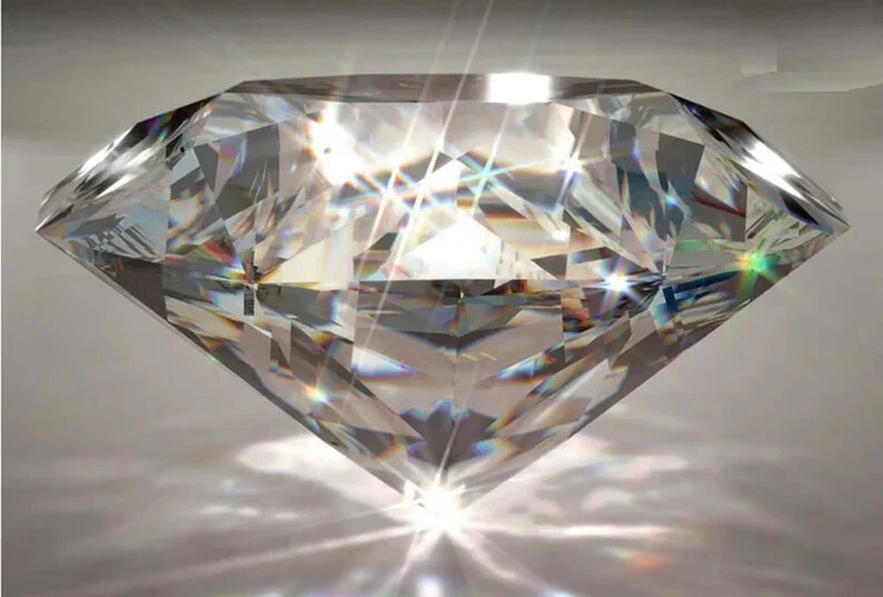 2 CT Natural White Diamond Round Cut VVS1 D Grade IDGL Certified +1 Free Gift