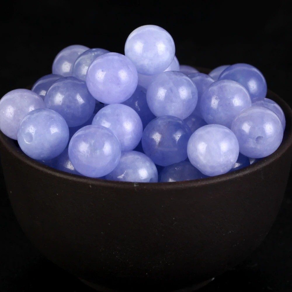 Natural Gemstone Round Spacer Loose Beads Jewelry Making 4mm 6mm 8mm 10mm 12mm