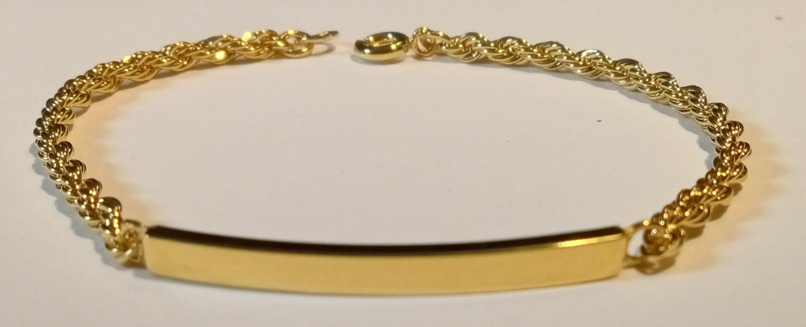 Vintage Speidel USA Goldtone ID Bracelet – NOS