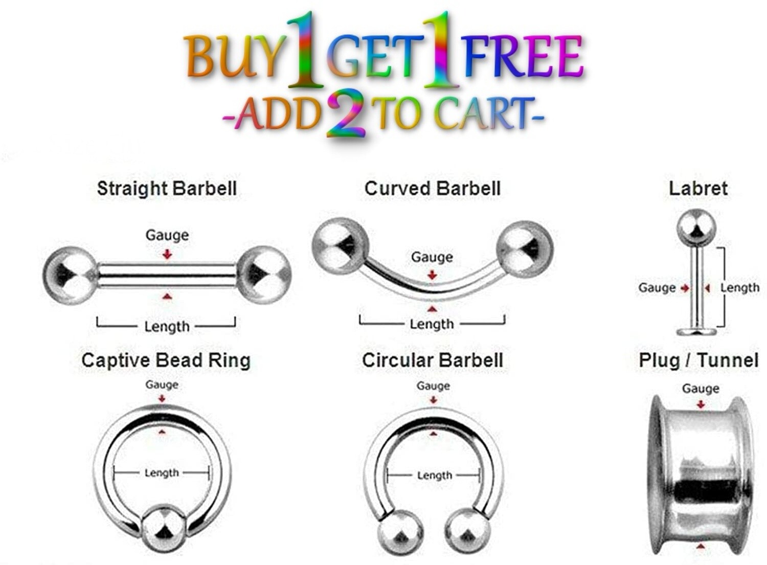 Pair 8g-50mm STAINLESS STEEL DOUBLE FLARE TUNNELS Gauges Solid Body Plugs 3054