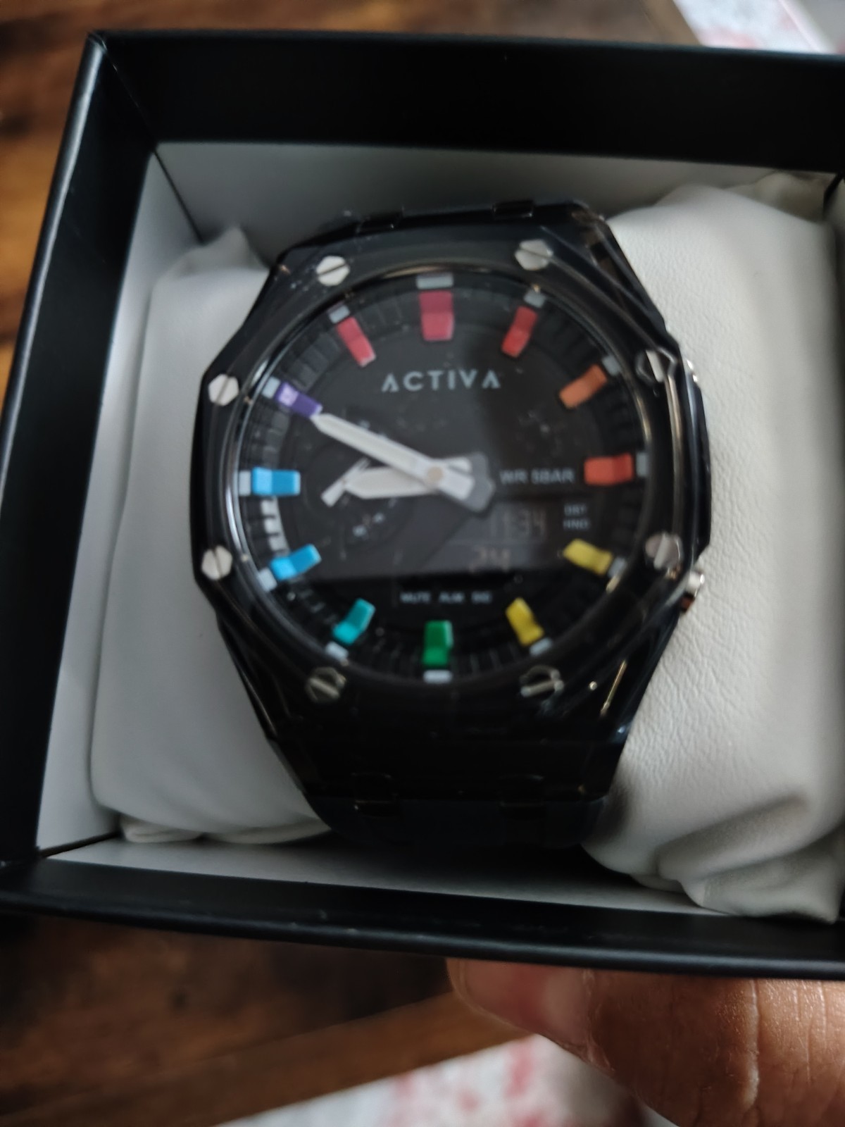 Activa Kaleido X Invicta Men’s Digital Watch – 44.2mm, Black (ACW2100-006)