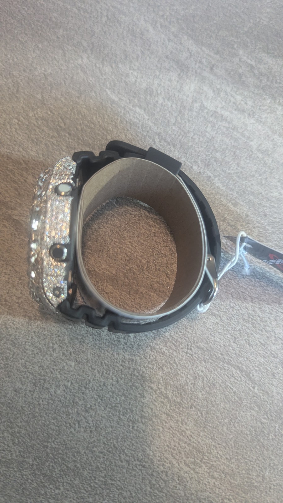 G-SHOCK CUSTOM MOISSANITE WATCH BLACK THORN GA2100