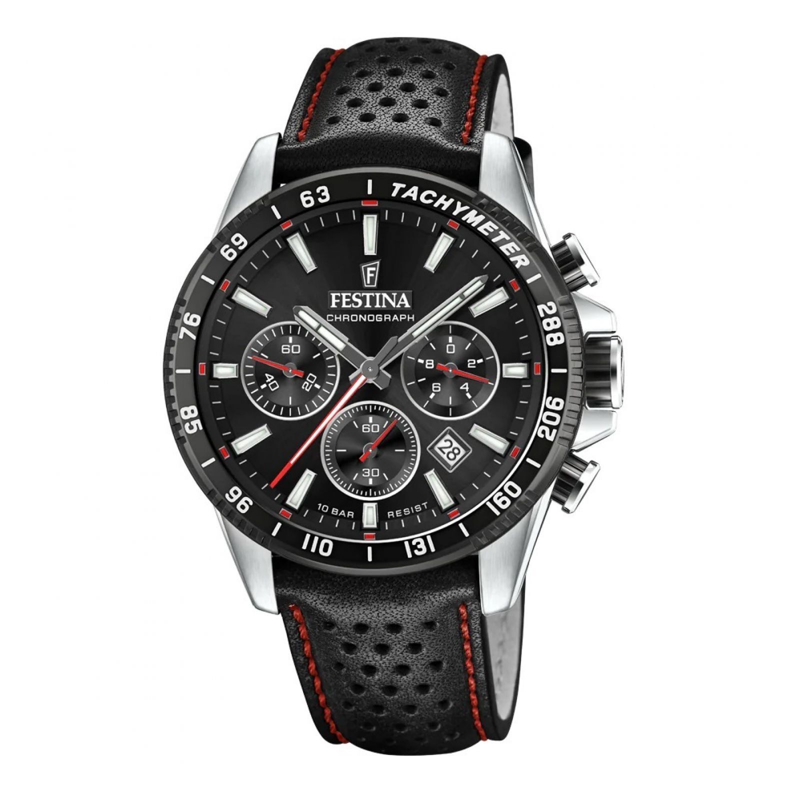 Watch Festina F20561/4 TIMELESS CHRONO Man 45mm Stainless steel