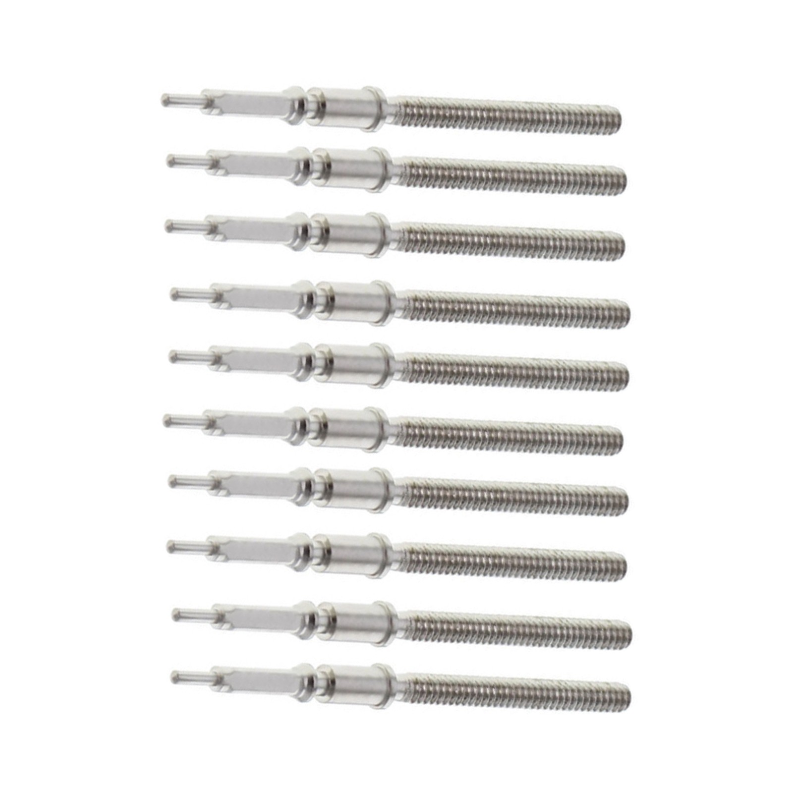 10Pack Watch Winding Stem Adjust Rod Bar For ETA 2824-2 2834-2 2836-2 Movement
