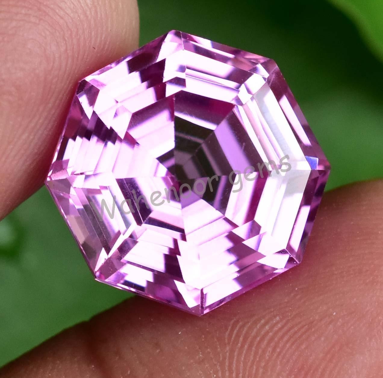 Flawless 19.90 Ct Natural Pink Sapphire Sri Lanka Certified Loose Gemstone