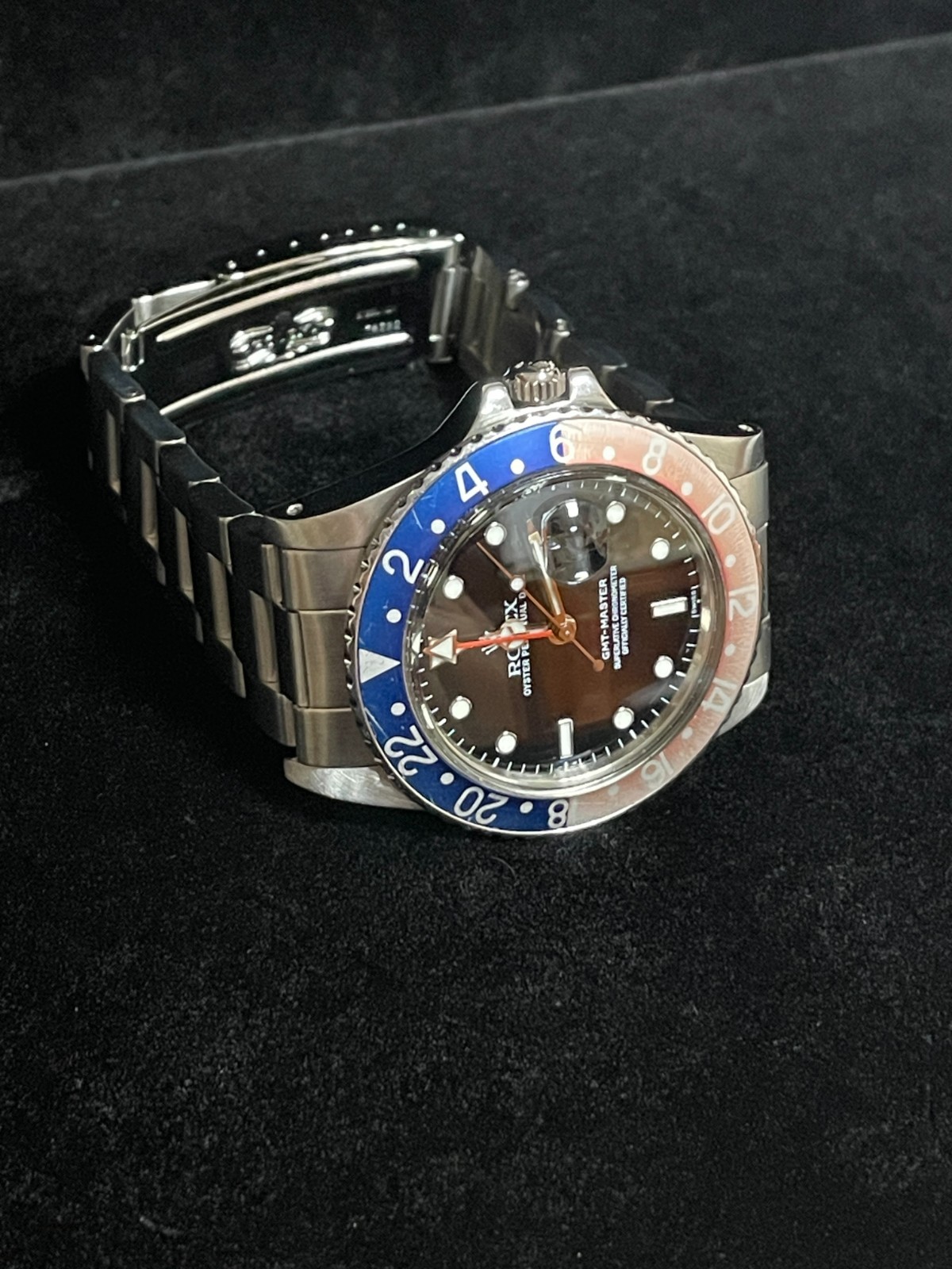 1984 Rolex GMT-Master Pepsi 16750 Black Dial SS Oyster No Papers 40mm
