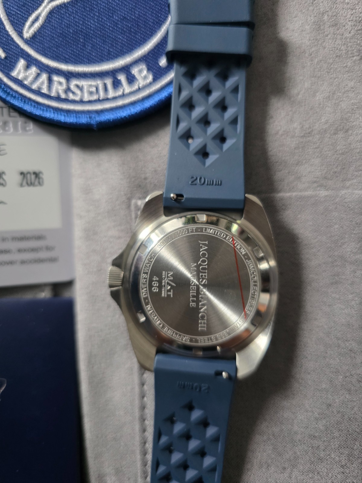 Jaques Bianchi jb300 blue diver limited edition