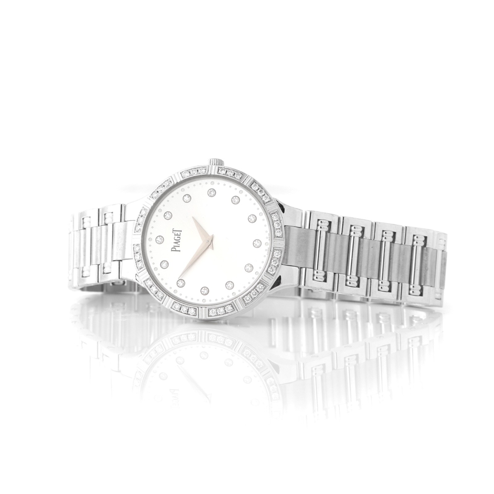 Piaget Ladies 31mm Diamond Dancer Watch 18k White Gold