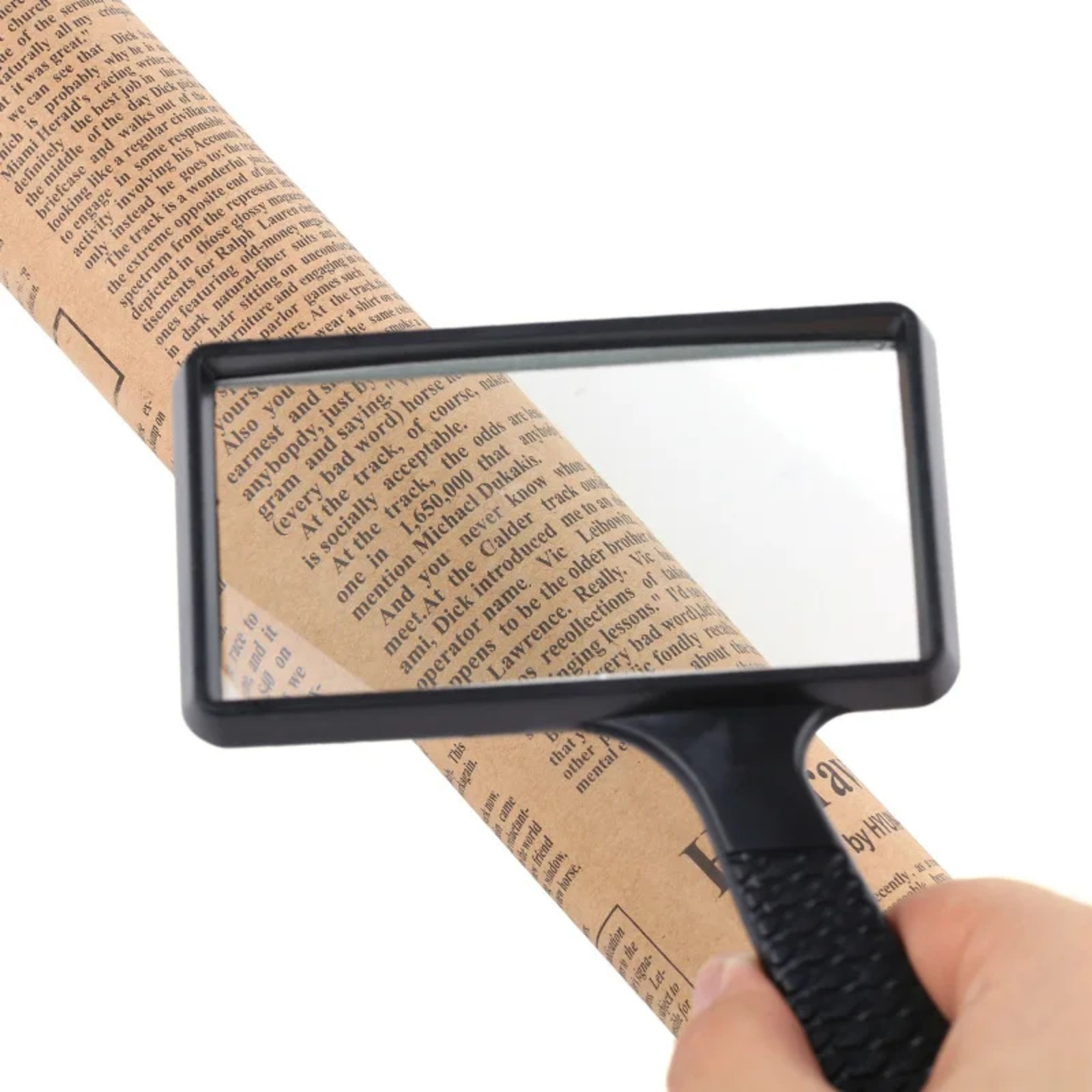 Handheld Rectangular 3X Magnifier Magnifying Glass Loupe For Reading Jewelry US