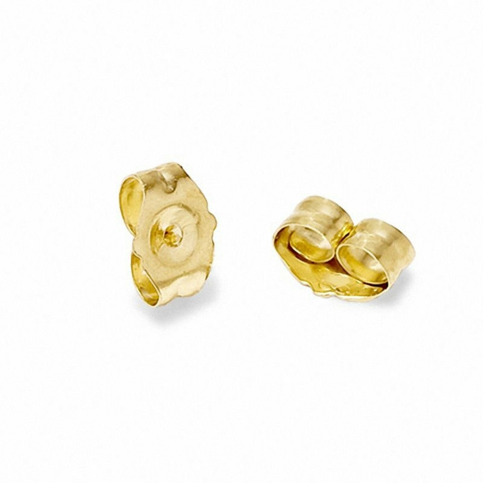 2 ct. Moissanite Princess Stud Earrings – Solid 14k Yellow Gold – Sparkling