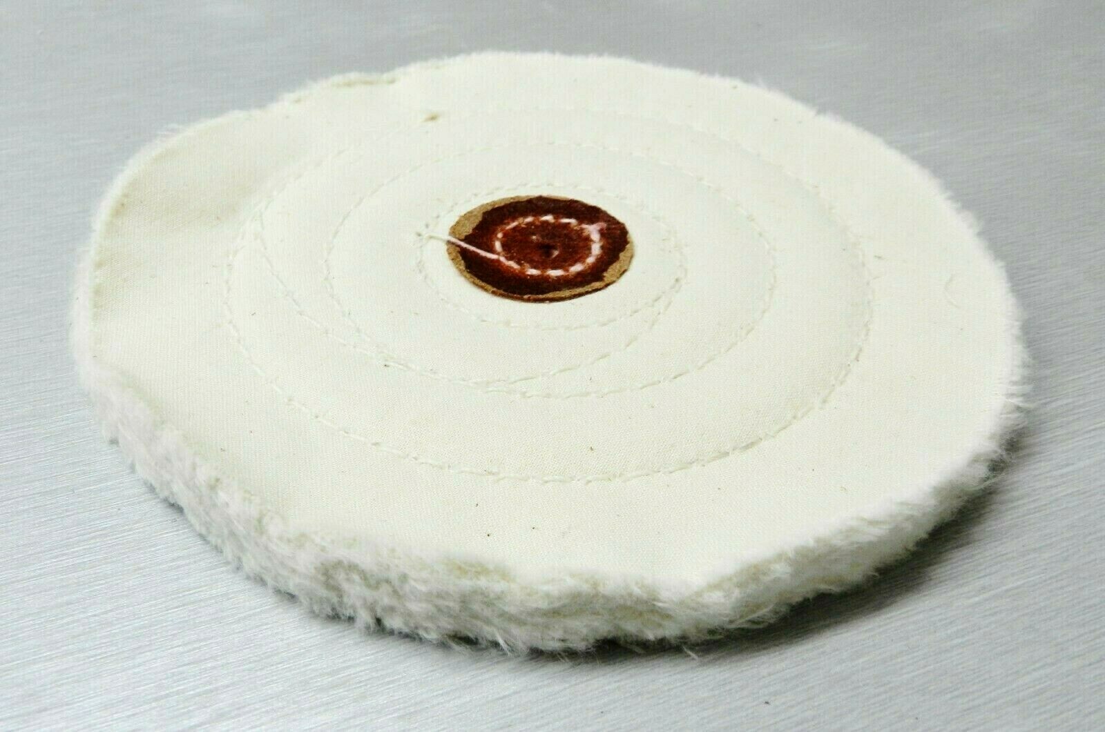 6″ BUFFING WHEEL WHITE BUFF 30PLY NARROW BUFF THIN POLISHING BUFFING