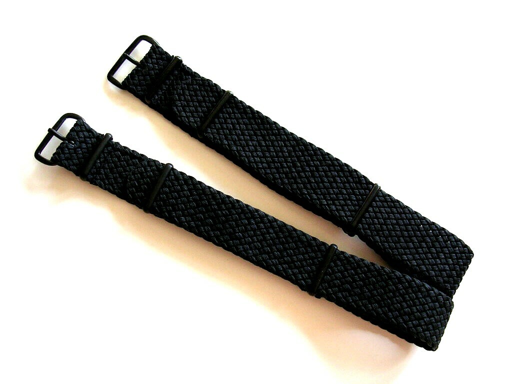 Woven Braided NATO G10 ® Ballistic PVD watchband Sport strap Bonded IW SUISSE 20