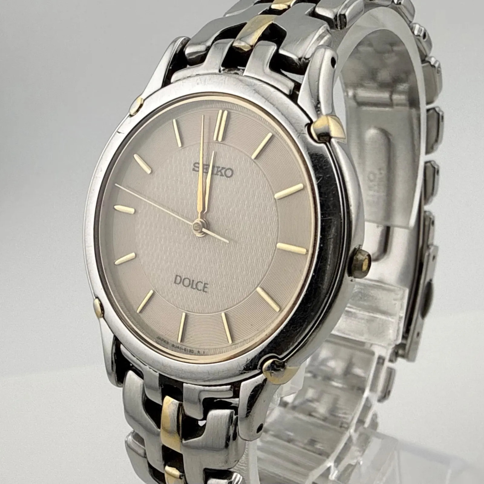SEIKO 8J41-6080 Seiko Dolce Men’s/Boys’ Quartz Watch, Working Condition,