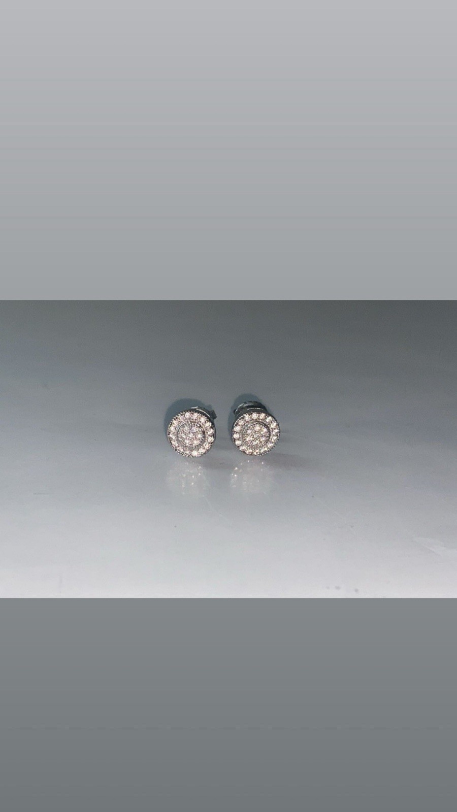 VVS1 Moissanite Solid Sterling Silver Earrings