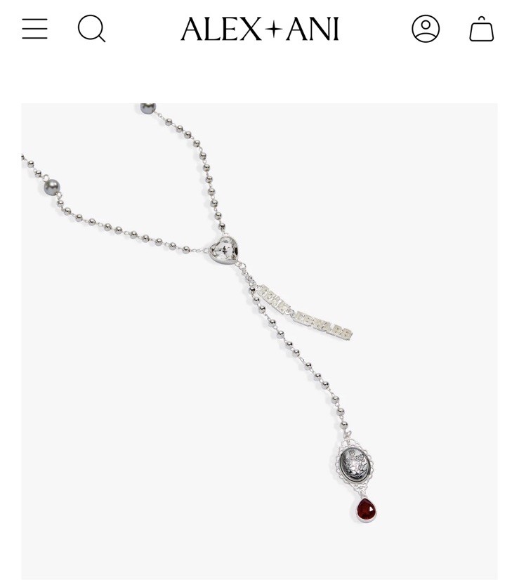 Authentic New Alex + Ani The Twilight Saga Edward Lariat Necklace Ready To Ship