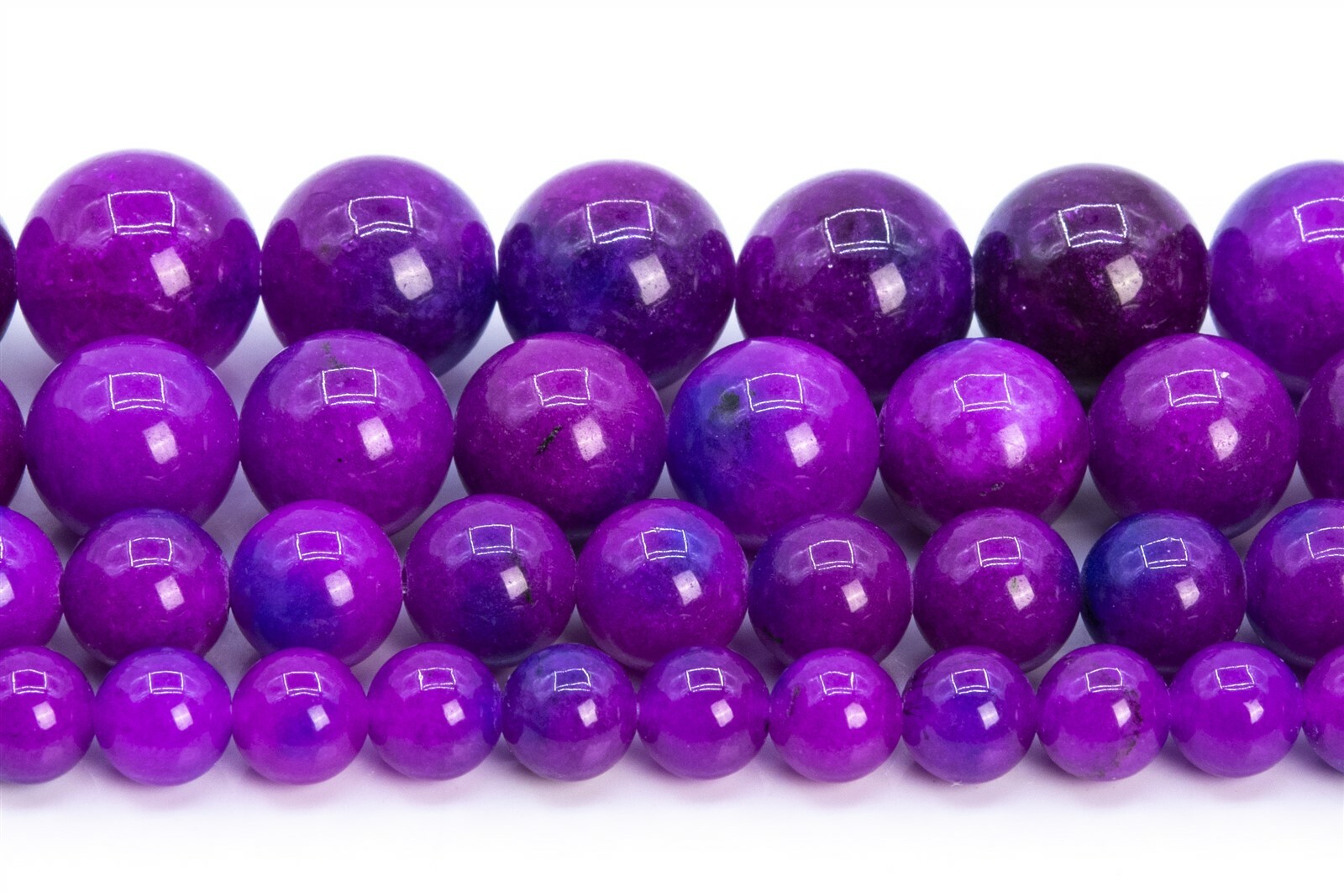 Jade Beads Sugilite Purple Color Round Loose Beads 6/8/10/12MM