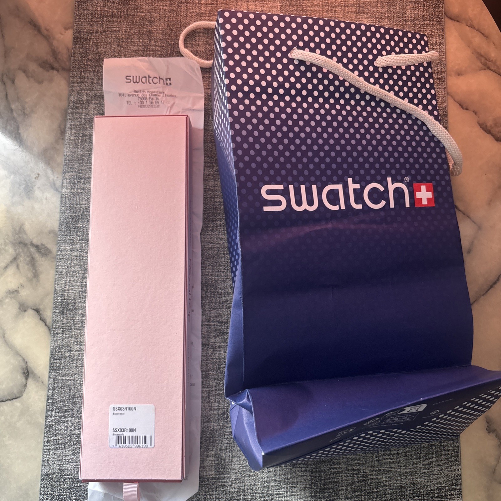 Swatch x AP Royal Pop Otto Rosso Pocket Watch Brand New w/ Box/Receipt/Warranty