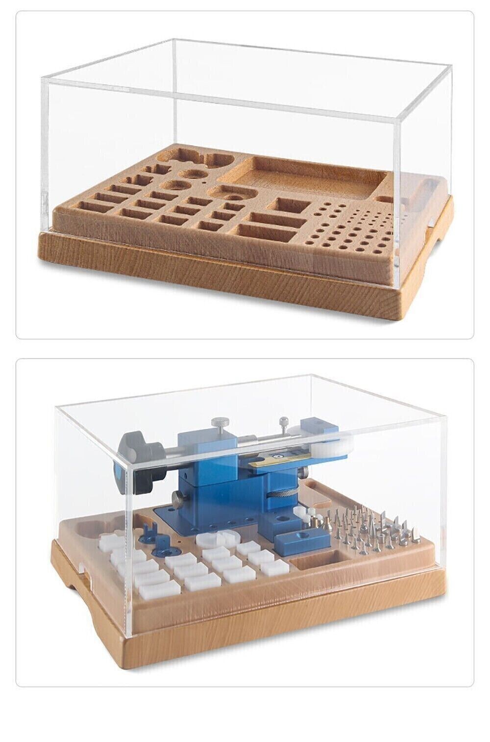 Multifunction Wrist Watch Case Opener Manual Watch Back Cover Removal Tools Set
