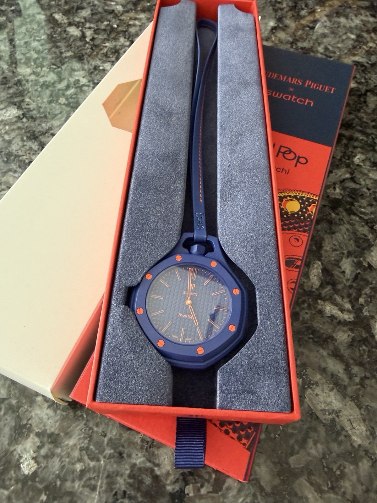 Audemars Piguet Watch Swatch x AP Royal Pop Orenji Hachi Pocket Watch