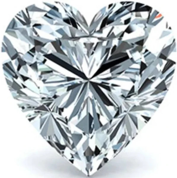6.20 Ct Loose Moissanite Heart Cut 12 MM D Colorless IF Clarity Certified