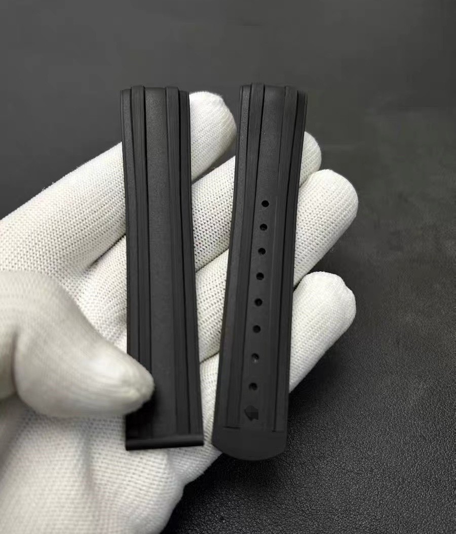 20mm FKM Rubber Strap Silicone Watch Band For Omega Seamaster Diver 300M 42mm