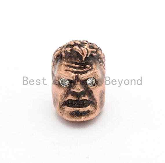 Antique Color Hulk Head Spacer Bead for Jewelry Making, 12x11x8mm – sku#Y1110