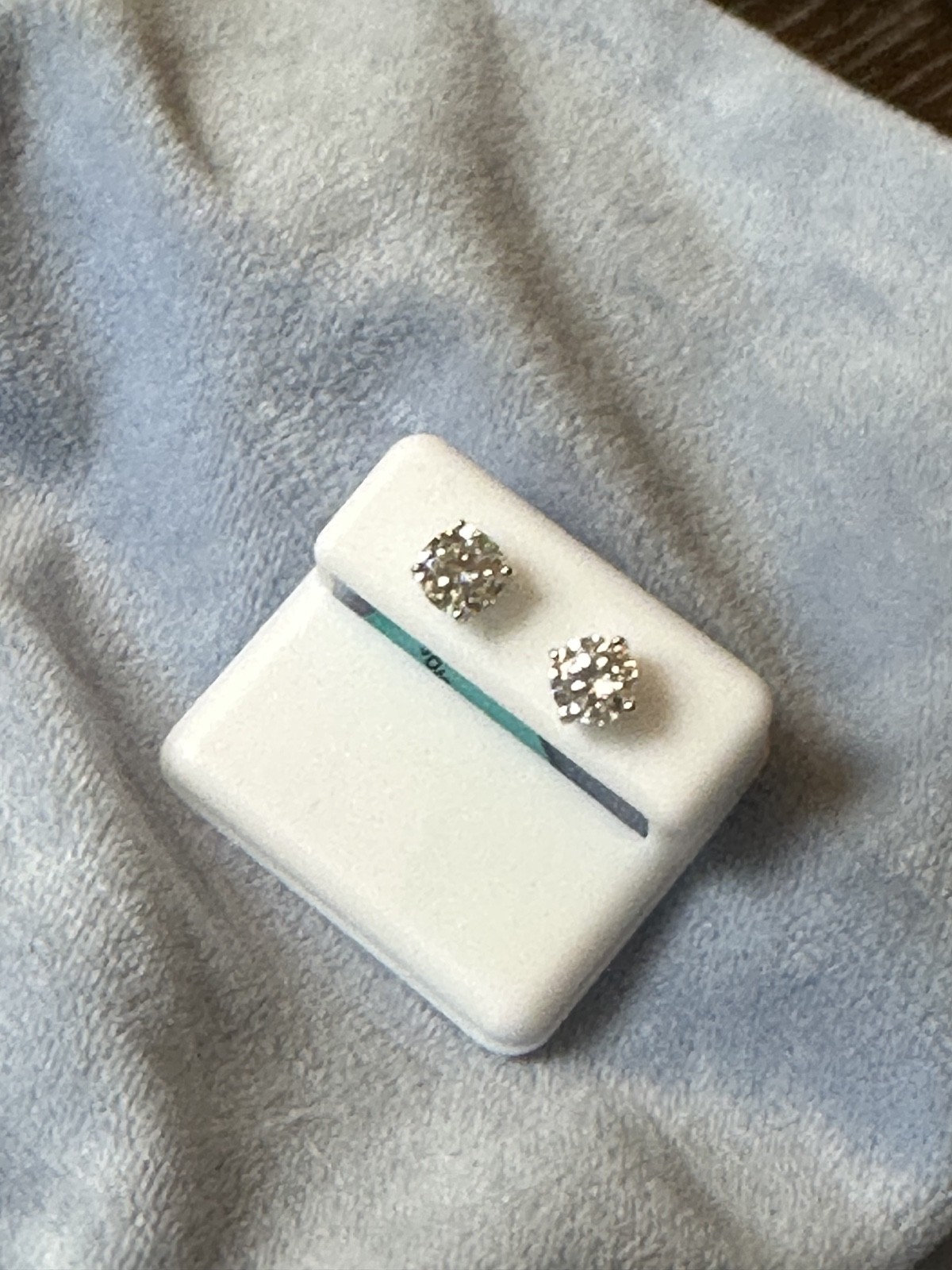 925 sterling silver moissanite earrings