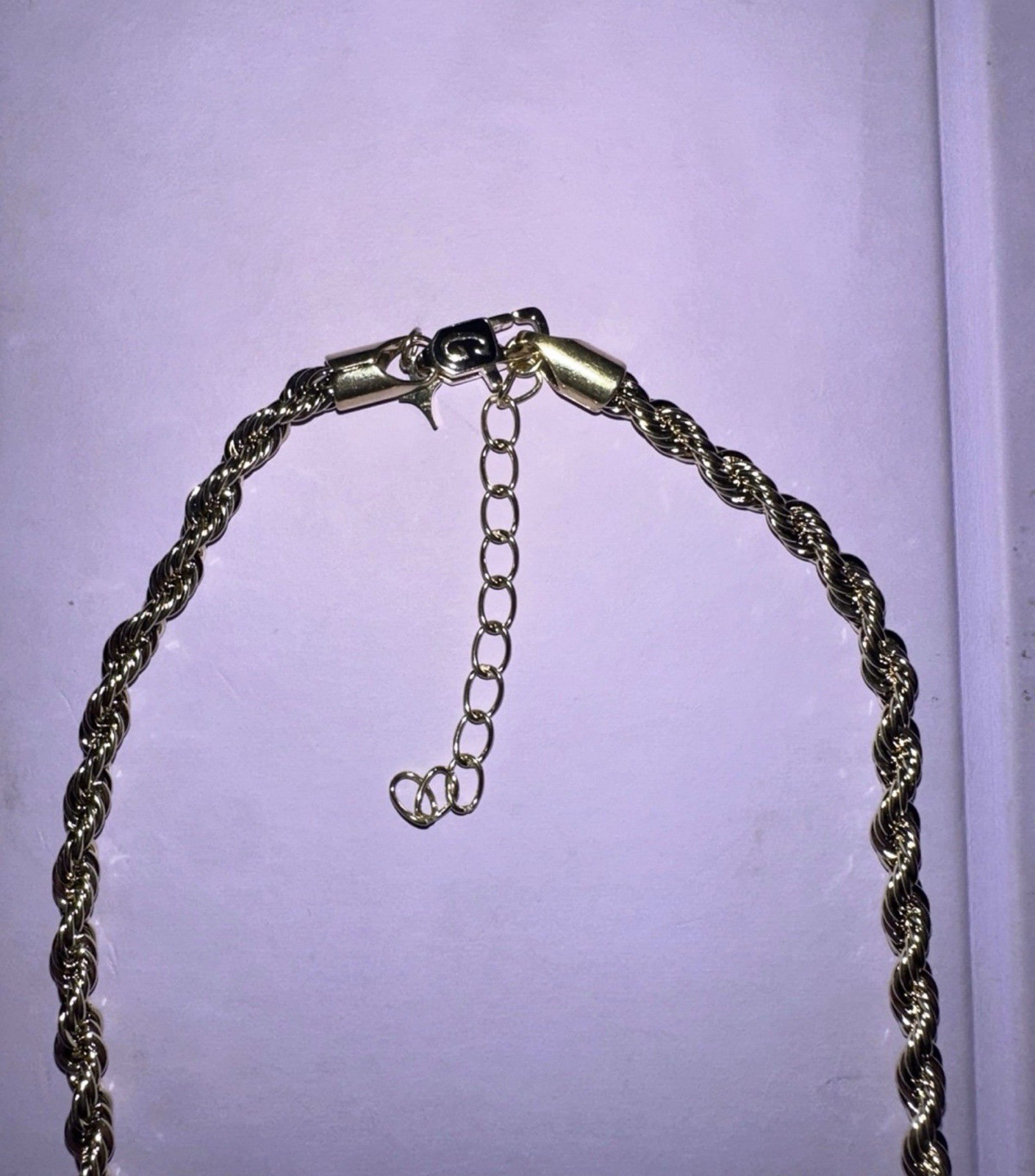 Gold Rope Chain Necklace (4mm, 18–20”) – GLD