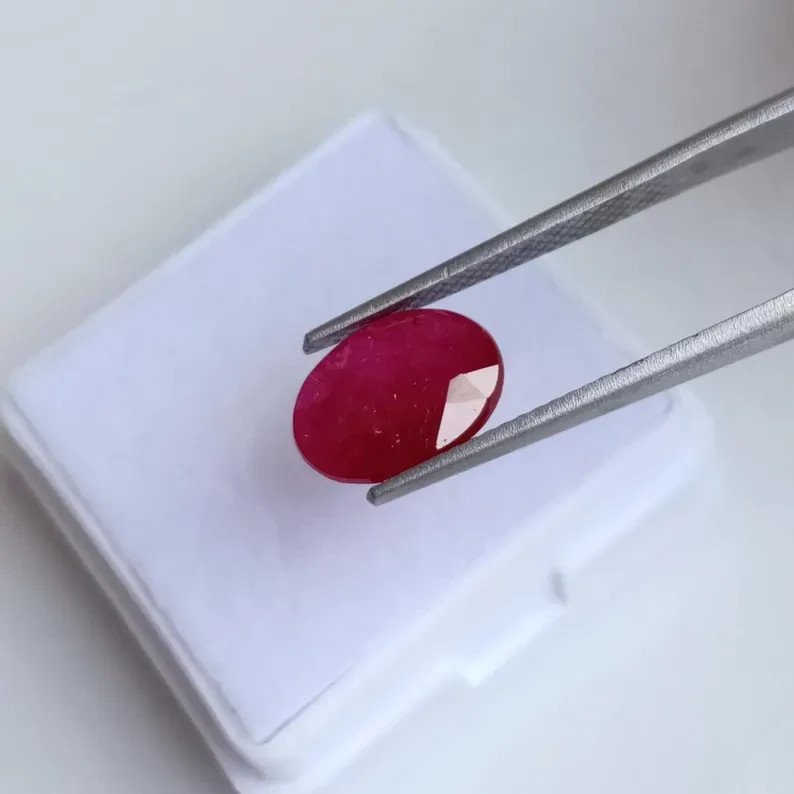 Certified Pigeon Red Ruby Cut No Heat No Treat Natural Loose Gemstone 2.54 Ct
