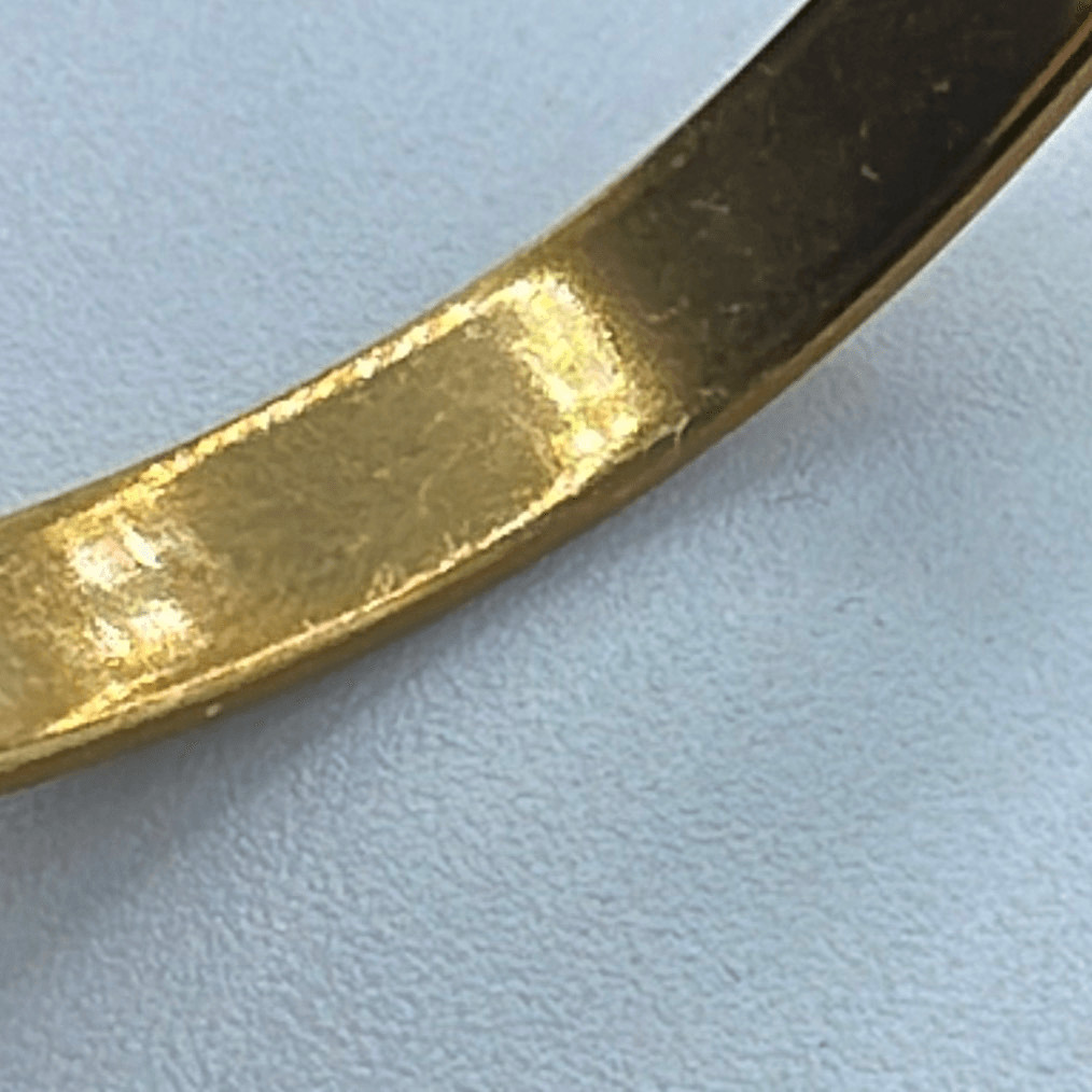 2014 TB & Co. brass cuff bracelet Roman numbers