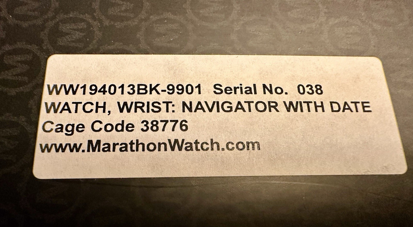 Marathon Navigator x Islander Ltd Edition # 38/250 WHITE Dial BLUE/ORANGE tubes