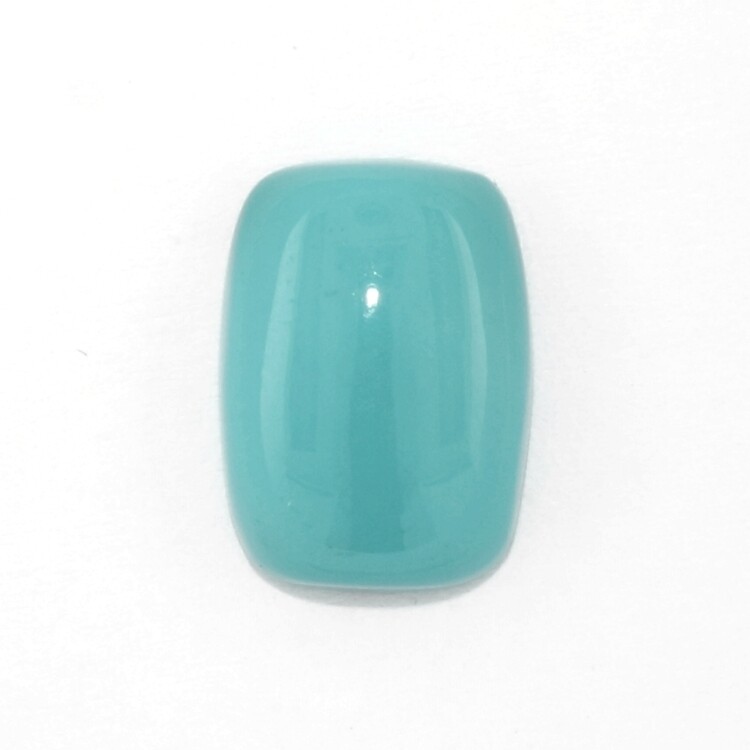 SLEEPING BEAUTY TURQUOISE 10 x 8 MM CUSHION CABOCHON ALL NATURAL F-5238