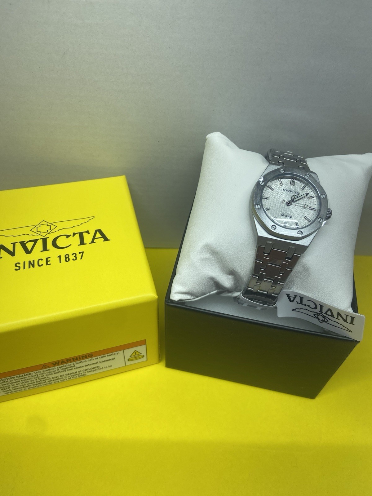 Invicta Celestial Women’s Quartz Watch 30mm Silver Dial Steel Bracelet 30m