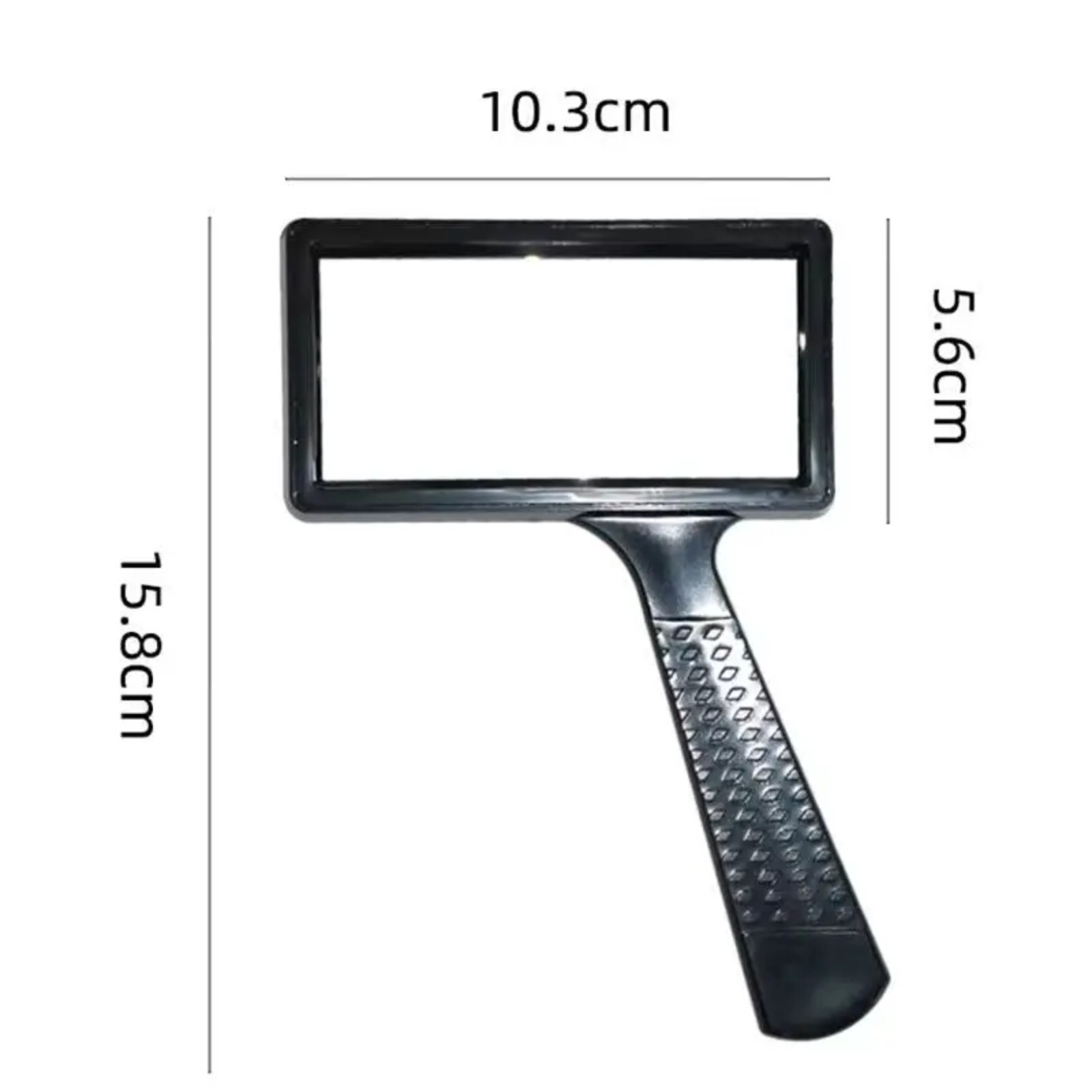 Handheld Rectangular 3X Magnifier Magnifying Glass Loupe For Reading Jewelry US