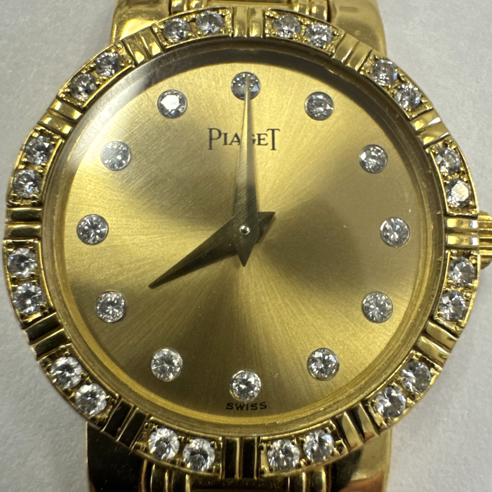 Piaget Dancer 18K Yellow Gold Diamond Ladies Watch