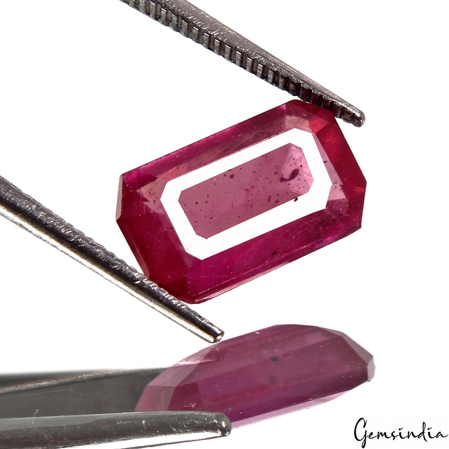 Natural Red Ruby Octagon Cut 4.60 Ct Certified Loose Gemstone Mozambique IGLI