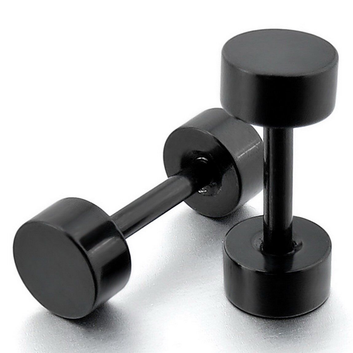 Stud Earrings for Men Women Ear Piercing Ear Plugs Tunnel Fake Gauge Earrings