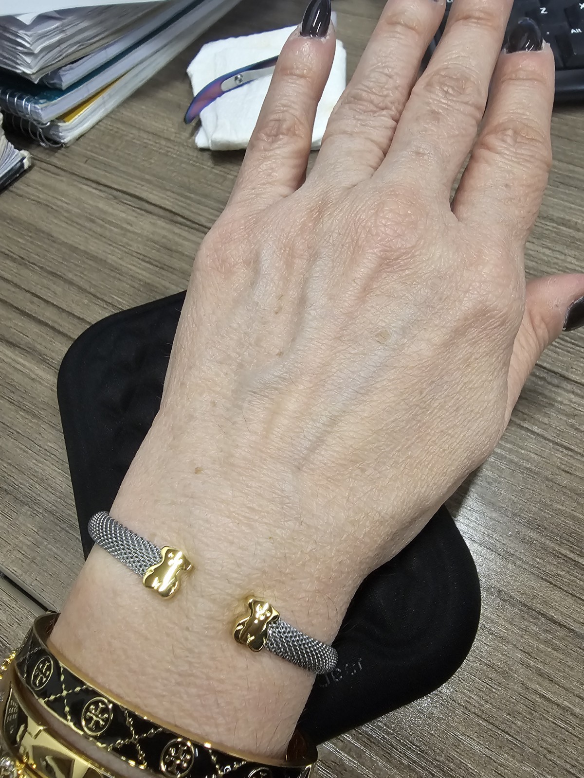 🧡💛 SWEET DOLLS TOUS MESH BRACELET 2 TONES