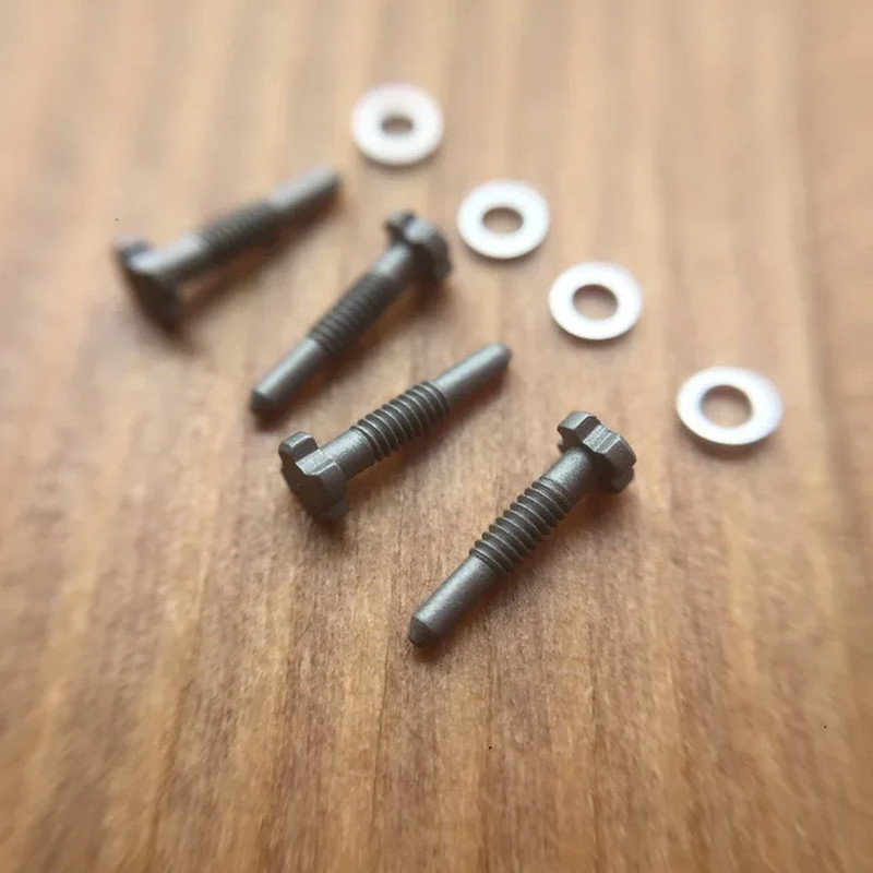 Matte Titanium Watch Band 4 Prong Screw Fits Richard Mille RM 011 030 035 055