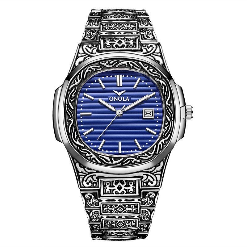 Men’s Gents Quartz Watch Waterproof Analogue Calendar Date Retro Wristwatch GIFT