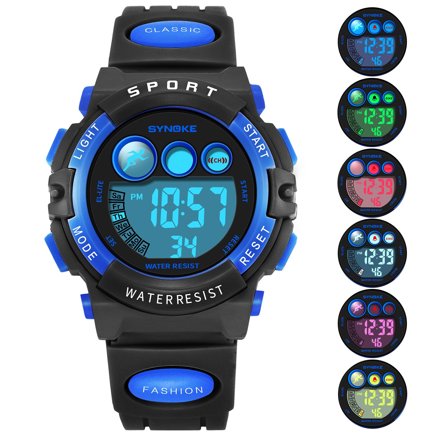 Kids Digital Electronic Watch Waterproof Children Boys Girls Sports LED Watches