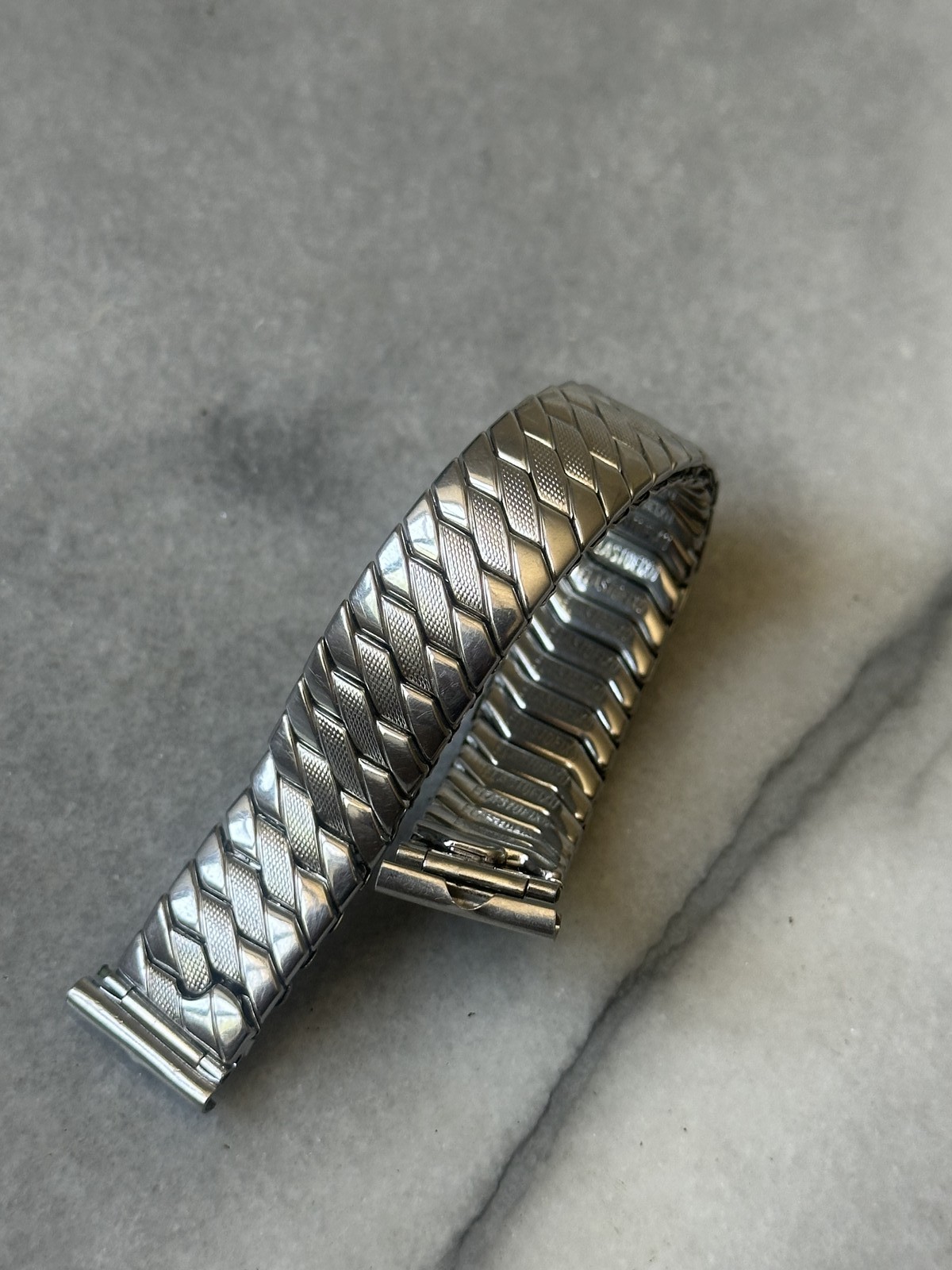 Bracelet de montre vintage extensible Rodi & Wienenberger Elastofixo