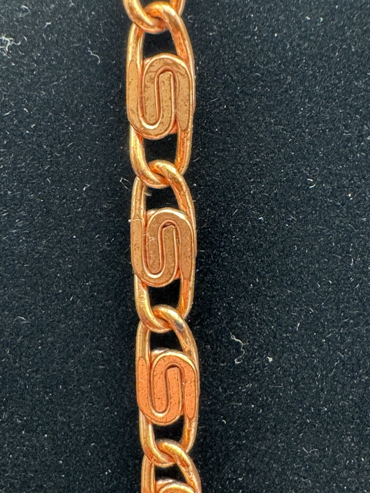 Solid Copper Chain Necklace 3/16 in W x 36 in L Chunky Bold Jewelry