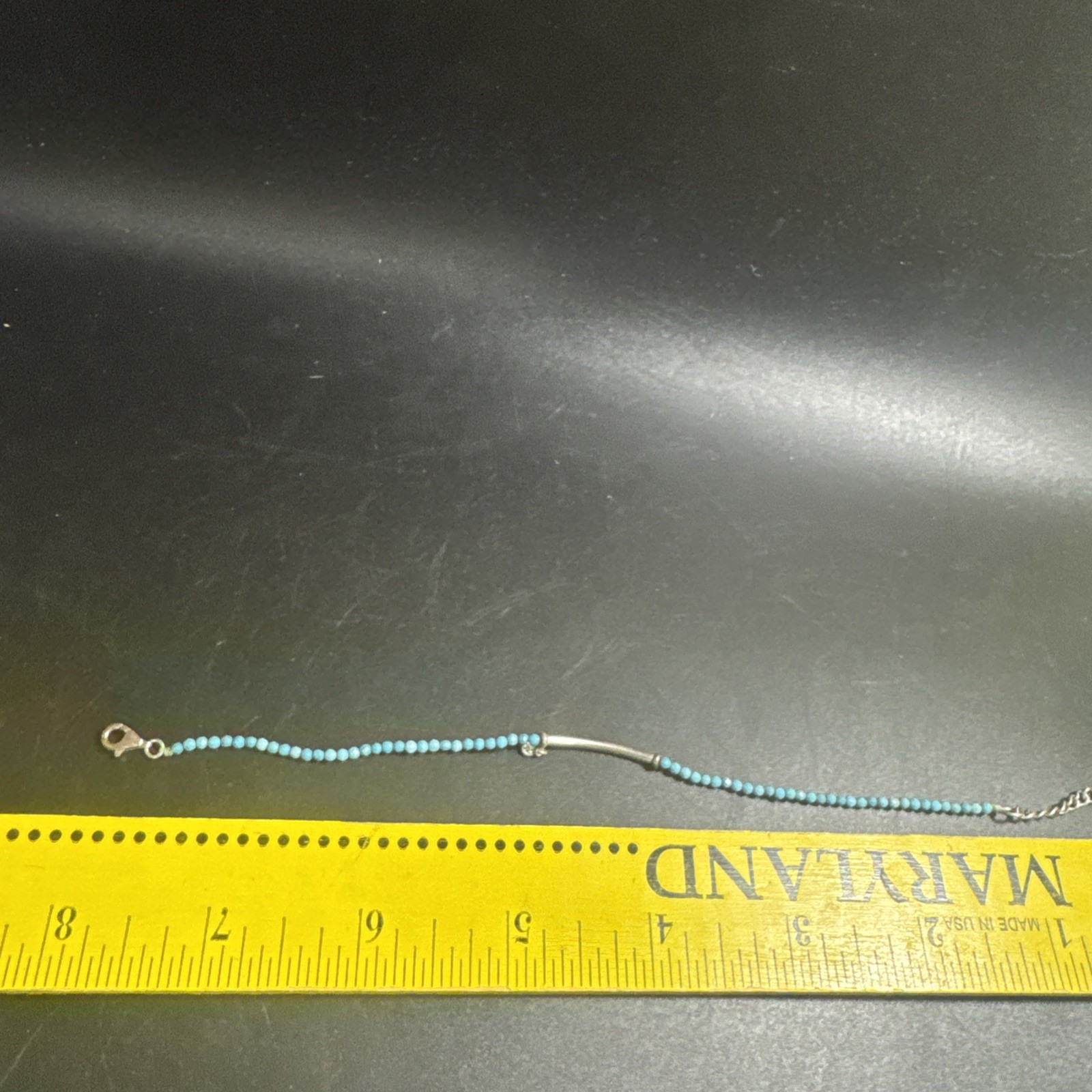 Retired silpada horizon bracelet Blue Dainty Minimalist Beaded