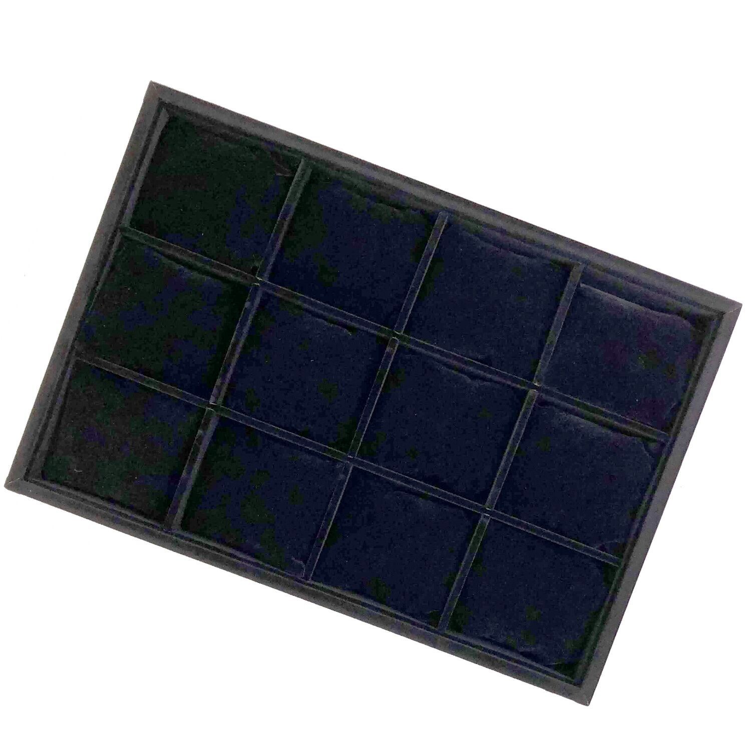 Watch Tray 12 Slots Watch Black Velvet display storage safe