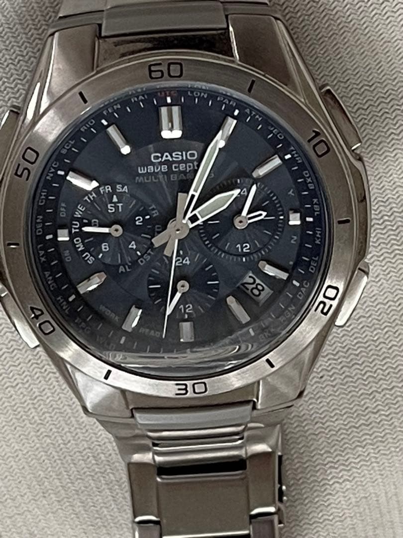 Working condition CASIO wave ceptor WVQ-M410 radio-controlled solar watch